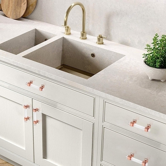 NIB 20 Pack Rose Gold Cabinet Pulls - Picture 6 of 8